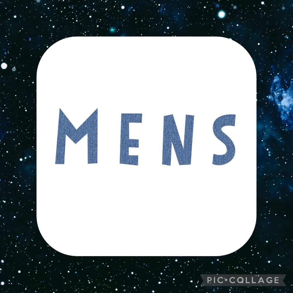 Men’s clothes below